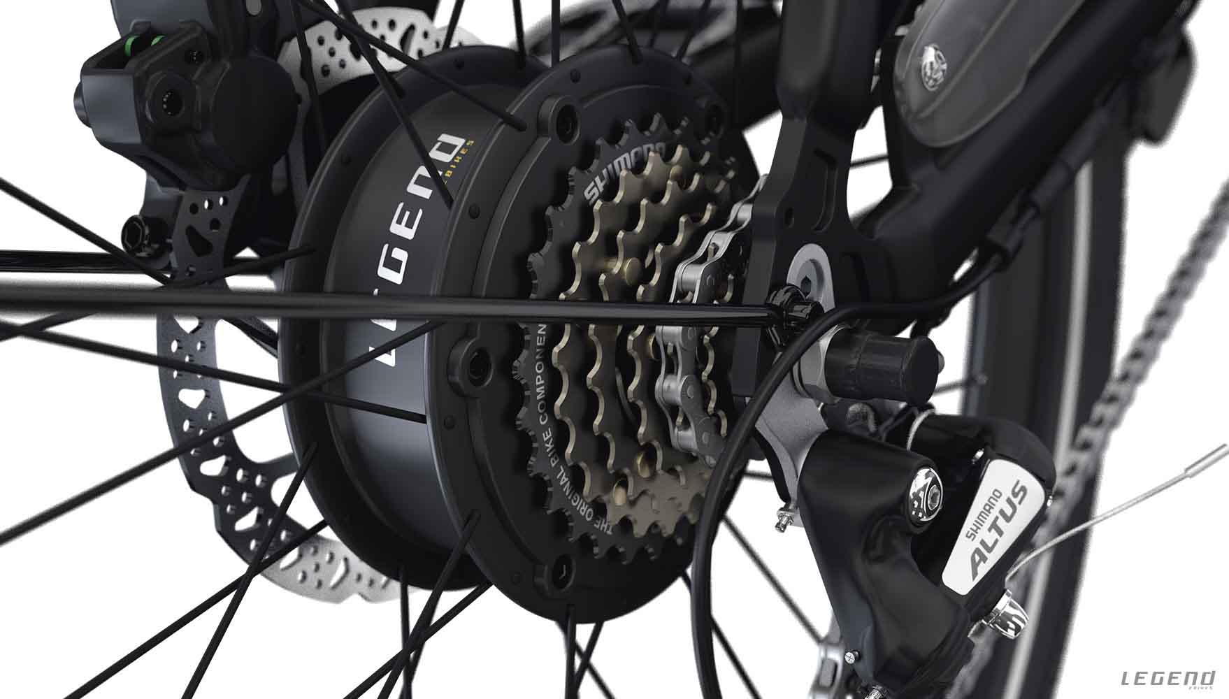 mejores bicicletas electricas plegables motor bicicleta rueda trasera