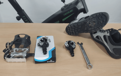 Cambiar pedales bici spinning