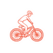 logo talla bicicleta